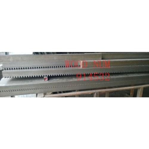 1.5 M Mod 25*25*1000 mm mold Gear rack Precision cnc rack (straight teeth) Toothed rack