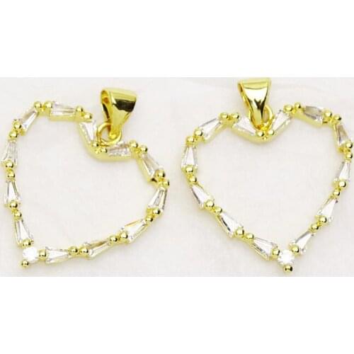 10Pcs heart shape Jewelry Pendant Charms Jewelry Accessories Jewelry pendant Gift Fashion jewelry Pendant 8361