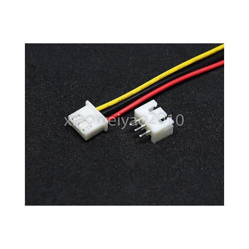 20 sets 3P Straight Plug XH2.54 2.54mm Pin Wire Cable Length = 30cm