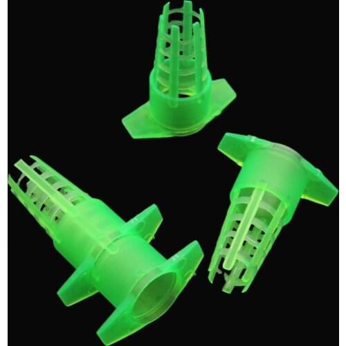 60 Pcs Beekeeper Green Plastic Bee Queen Cage Protective Cover Cell Protector Cages Beekeeping Tools