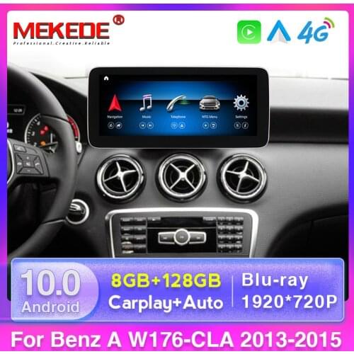 8G Android 10 Car Multimedia Player gps navigation radio player for Mercedes benz A class W176/CLA Class W117 / GLA X156 NTG 4.5