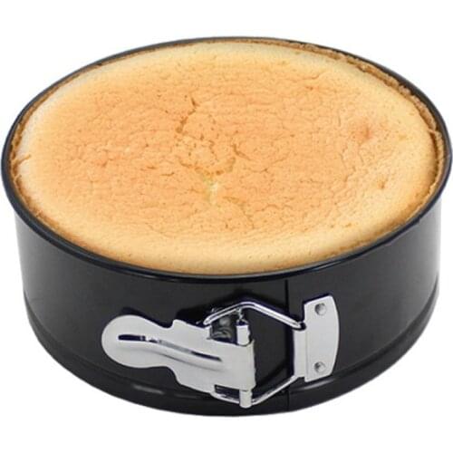 Non-Stick Baking Mould Springform Round Cake Tin Tray Pan 4 Inch Spring Loaded Tray Kitchen Bakery Cake Mold