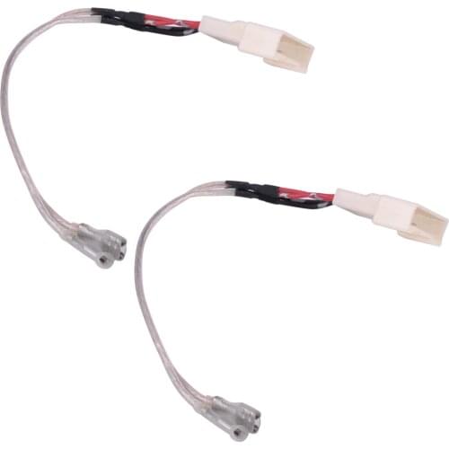 Beler 2pcs Car Tweeter Dash Front Speaker Wire Harness Cable Adapter 4 Pin Fit For Toyota Tacoma 2016 2017 2018 2019