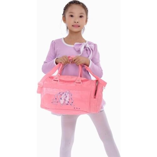 Ballet Bag for Girls Ballet Tutu Bag Dance Bags for Girls Kids Dancing Tutu Embroidered Shoes Pink Shoulder Bags