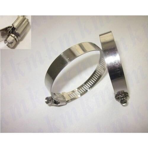 Free Shipping Wholesale high pressure stainless steel us type hose clamp 100PCS 14-27 18-32 21-38 21-44 27-51 33-57 40-63MM