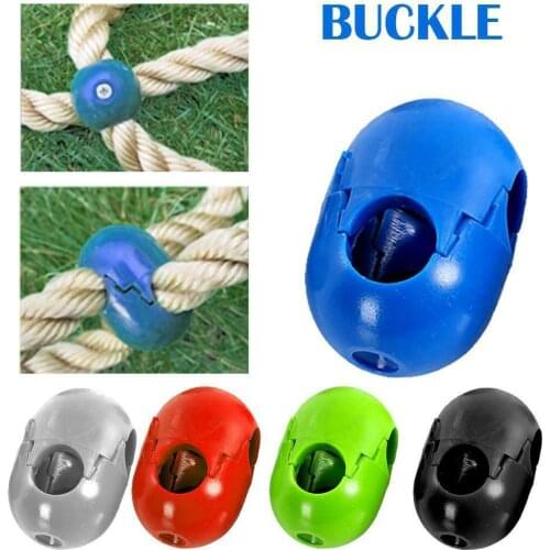 5Pcs Kids Climbing Rope Net Plastic Buckle Connector Outdoor Swing Accessories Parent-child Outdoor Interactive Education Toys