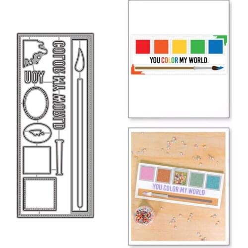 Long Frame Metal Cutting Dies New Dies Scrapbooking Handmade Tools Mold Cut Stencil DIY Card Make Mould Model Craft Decoration