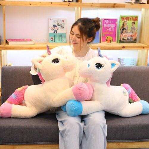 Unicorn Rainbow Horse Children plush toy baby horse animal kids stuffed toy birthday gift