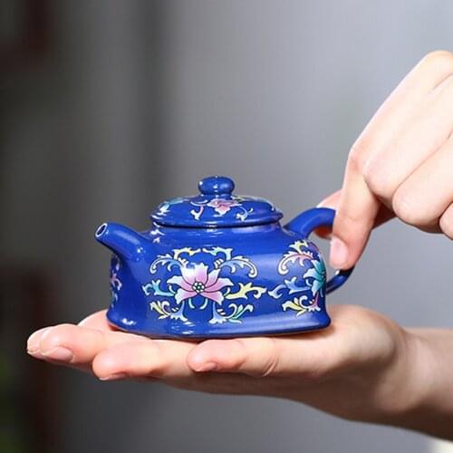 Purple Clay filter teapots beauty kettle Exquisite Raw ore Handmade Tea set Authentic Tie Guanyin Puer Enamel tea pot