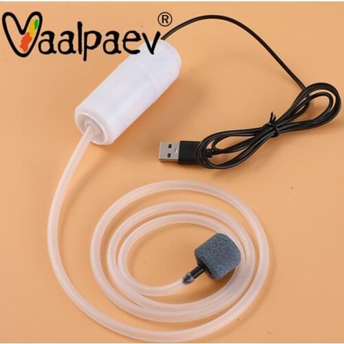 USB Mirco Oxygen Air Pump For Small Fish Tank Fishing Portable Raising Quietly Home Outdoor Bait Box Education Toy Kid DIY Gift