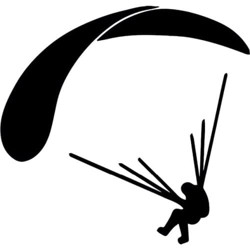 S51043 Various Sizes/Colors Car Stickers Vinyl Decal Extreme Sports Skydive Motorcycle Decorative Accessories