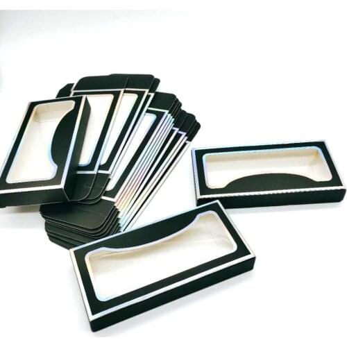 Wholesale paper eyelash packaging box lash boxes packaging Custom packaging for 10mm-25mm mink eyelashes case bulk