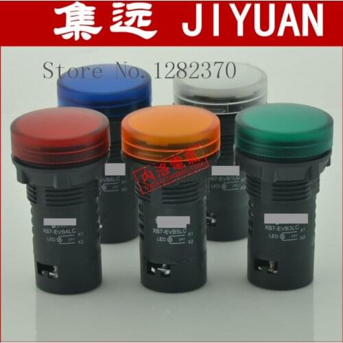 [ZOB] original original LED lights 22mm XB7-EVB3LC XB7-EVQ3LC XB7-EVFLC AC / DC24V AC110V 220V 380V --20pcs/lot