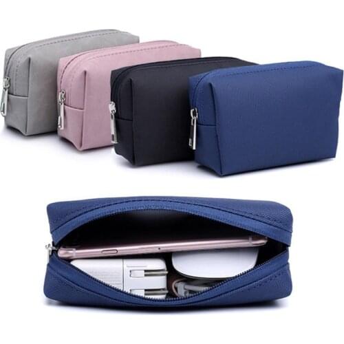 Portable Storage Bag Digital Earphone Charger Mouse Data Cable Zipper Pouch money bag for coins сумка 2020 тренд mini pouchette
