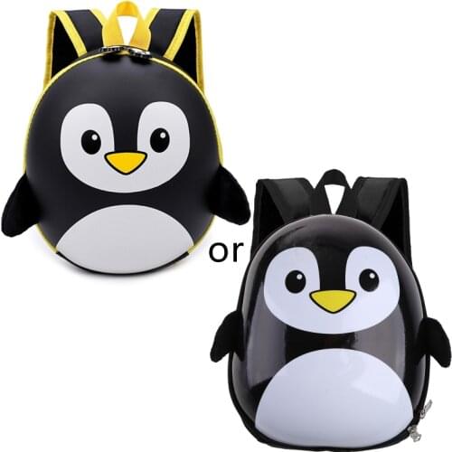 THINKTHENDO Baby Kids Boy Girl Penguin Casual Backpack Cartoon Small Shoulder School Bag New