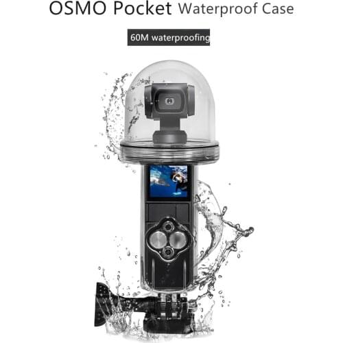 60M Waterproof Housing Case for DJI OSMO Pocket Case Diving Protective Shell for DJI OSMO Pocket Gimbal Camera Accessories