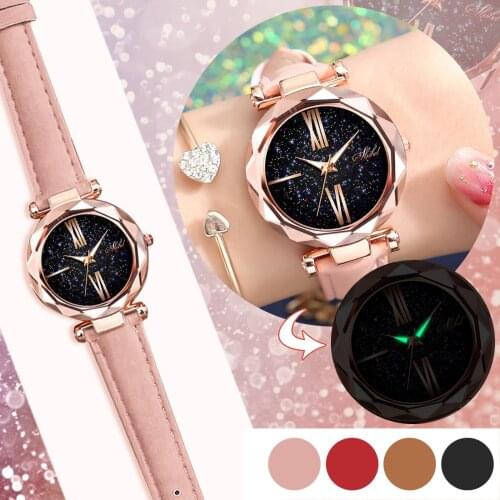 WHooHoo Ladies Watch With Leather Strap