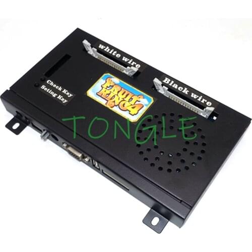 1 set Fruit King 4 PCB Board with wires cable and keyboard for LCD Fruitking 4 Coin operated VIDEO Mario Slot Game Machine