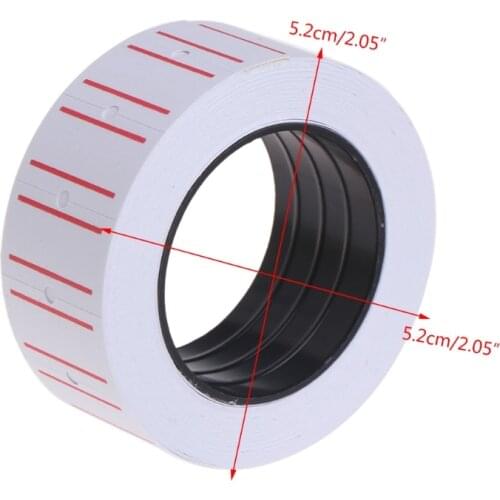 1 Roll(500 Labels) White Self Adhesive Price Label Tag Sticker Office Supplies