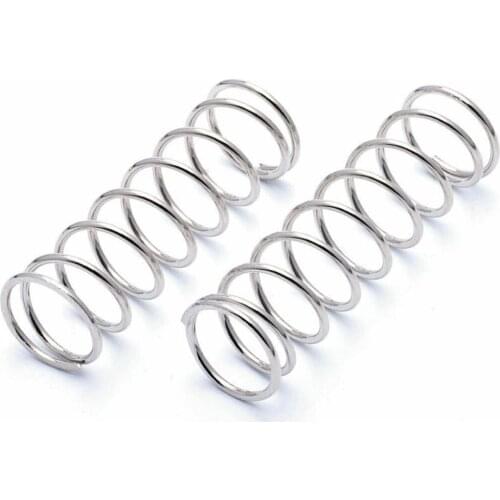 1Pcs Compression Spring White Nickel Plated Tension Spring Hardware Accessories Wire Dia 2.5mm Outer Dia 15mm Length 30mm-100mm