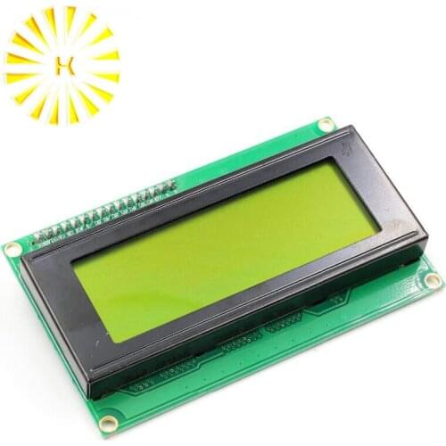 1PCS LCD2004+I2C 2004 20x4 2004A Yellow/Green screen HD44780 Character LCD /w IIC/I2C Serial Interface Adapter Module Connector