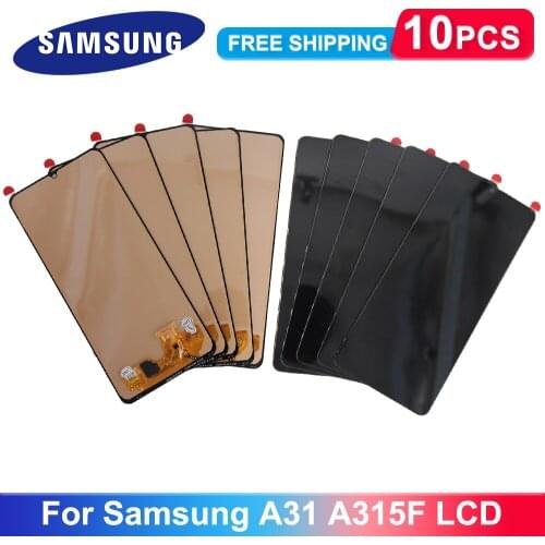 10 Piece/lot For Samsung Galaxy A31 A315 LCD Display Touch Screen Digitizer Assembly For Samsung A31 A315F Display