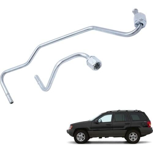 2Pcs Car Transmission Cooler Line Replacement Transmission Radiator Hose for Jeep Grand Cherokee 52079753AB 52079432