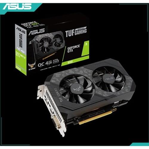 Asus TUF-GTX1650-O4GD6-P-GAMING Graphics NVIDIA® GeForce GTX 1650 PCI Express 3.0 GDDR6 4GB DVI DP Video Card