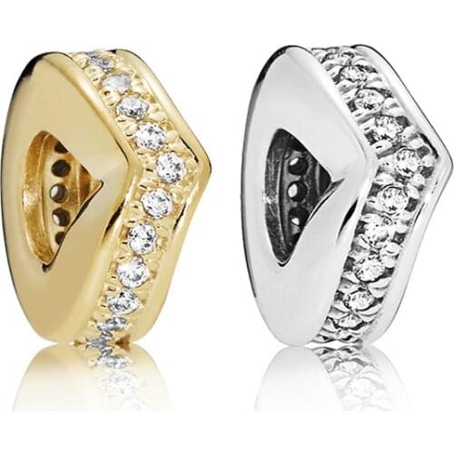 Free Shipping Sparkling Wishbone Spacer Charms Beads Fit Brand Bracelets & Necklaces DIY Making Fashion Jewelry