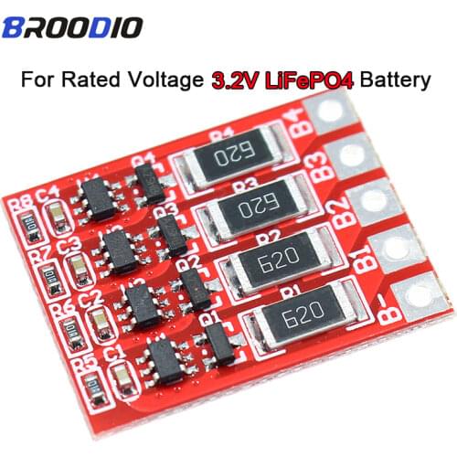 BMS 4S 12.8V 18650 LiFePO4 Lithium iron Battery Protection Board lto With balancer Equalization Function Board Charging Balance