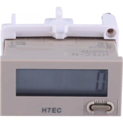 Digital Counter H7EC-N without Input Voltage Digital Electrical Counter Totalizer with 8-gigit LCD Display Contador