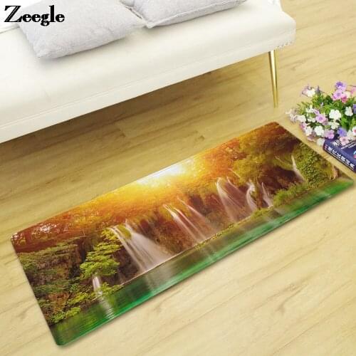 Flannel Bedroom Decor Carpet living Room Rug Absorbent Kitchen Mat Non-slip Outdoor Carpet Pastoral Style kids Carpet Rug