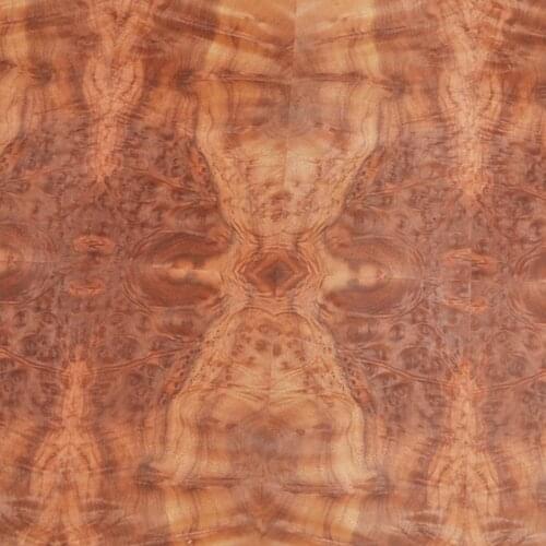 GREENLAND Yellow Camphor Burl Red Color Craft Paper Wood Veneers Table Veneer Flooring Furniture Natural Material