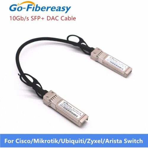 DAC Cable 10G SFP+ Passive Direct Attach Copper Twinax Cable 0.2M 30AWG Compatible for Ubiquiti Mikrotik Zyxel 10G SFP+DAC Cable