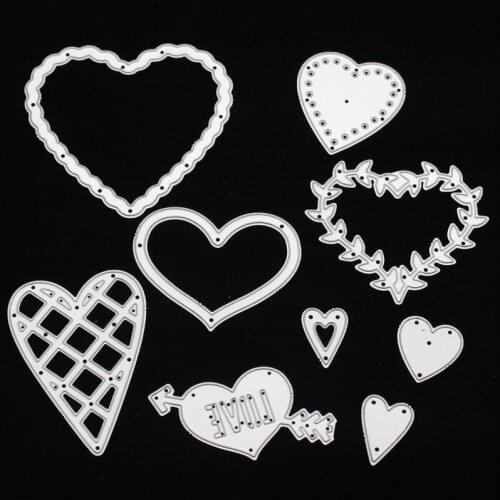 KSCRAFT Heart Metal Cutting Dies Stencils for DIY Scrapbooking/photo album Decorative Embossing DIY Paper Cards