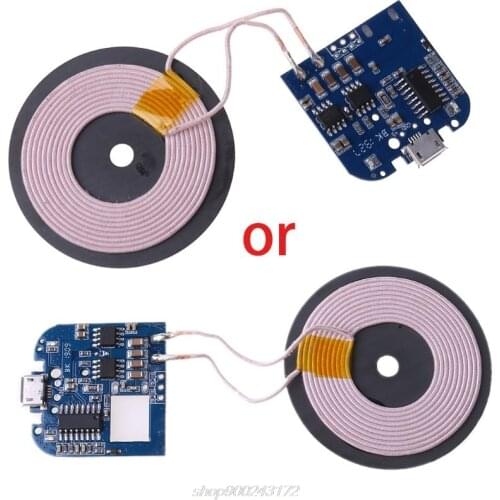 Qi Wireless Charging Module Standard Receiver Charger Board for Universal USB Port Mobile Phones Electronic A22 21 Dropship