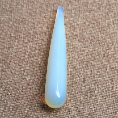 Natural opal crystal healing massage stick and stone massage reiki stick