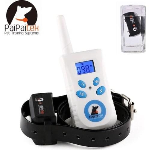 New Pet Dog Training Collar Electric Shock Collar For Dogs IP7 Diving Waterproof Remote Control Dog Device Charging LCD Display