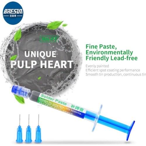 RELIFE RL-405 Solder paste jump line CPU soldering end charger repair mainboard lead-free solder paste