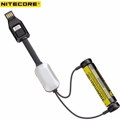 Nitecore LC10 Portable Magnetic Outdoor USB Charger Charging and Discharging Power Bank Funcation Charger Battery 18650
