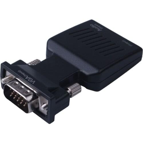 1080P Digital To Analog Audio Video VGA to HDMI-compatible Converter for HDTV Monitor Projector PC Notebook TV Box