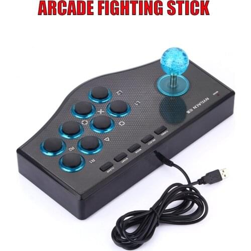 Wired Game Controller Game Rocker USB Arcade Joystick USBF Stick for PS3 Computer PC Gamepad Gaming Console