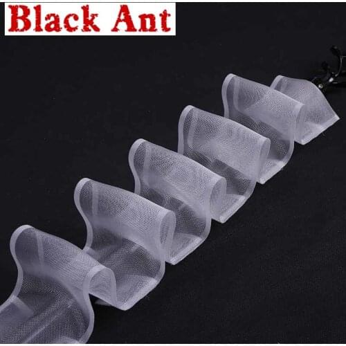 Transparent Tape Curtains Accessories Nylon Curtain Tape Inserting Rod Strap Hook Transparent White Curtain Strap CP-JD152 #40