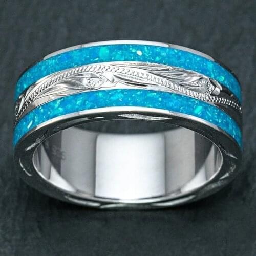 S925 Vintage Silver Carved Australia Treasure Ring Wholesale of Jewelry Rings for Men and Women