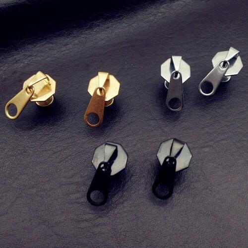 2pcs/lot 316L Surgical Steel Solid Titanium Plated Mens Cartilage Earring Plug Popular zipper Barbell Piercing Body Jewelry