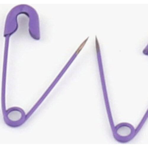 Purple Mini Safety Pin Broochs Kilt Skirt Blanket Shawl Scarf Safety Pins Bouquet Charm Boutonniere Safety Pin Jewelry 19mm