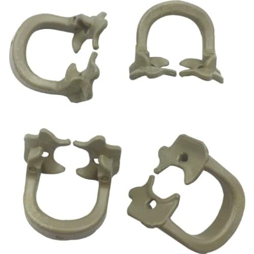 1 Set Dental Rubber Dam Clamps Rubber Barrier Clip Resin Materials Tool for Dentist