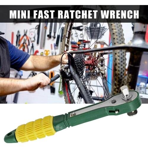 1PC Mini 1/4 Hexagonal Bidirectional Torque Screwdriver Rod Adjustable Fast Ratchet Wrench Quick Socket Wrench Repair Tools