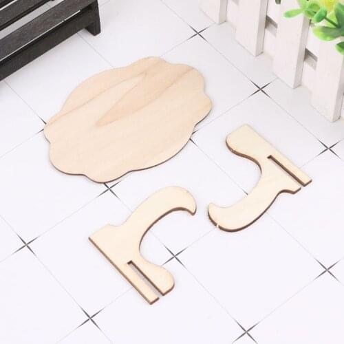 10pcs Wooden Mini Blackboard Cloud Shape Table Sign Memo Message Stand Chalk Board Wedding Party Decoration Supplies
