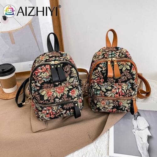 Женские винтажные рюкзаки AIZHIYI China At AliExpress